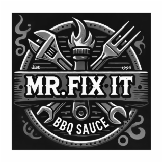 MR. FIX IT BBQ SAUCE EST 1996 logo