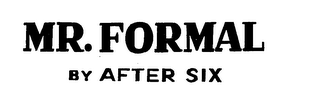 MR. FORMAL BY AFTER SIX logo