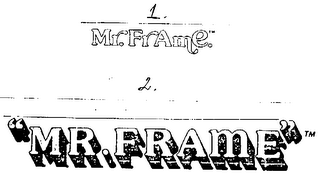 "MR. FRAME" logo