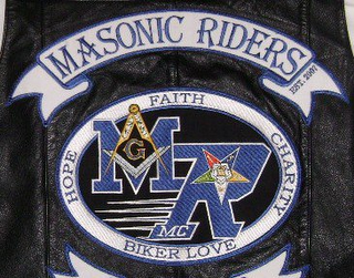 MR G MC HOPE FAITH CHARITY BIKER LOVE MASONIC RIDERS EST. 2007 logo