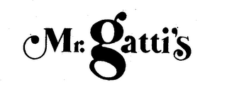 MR. GATTI'S logo