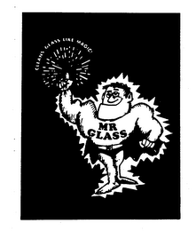 MR GLASS CLEANS GLASS LIKE MAGIC! logo