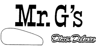 MR. G'S DINER DELUXE logo