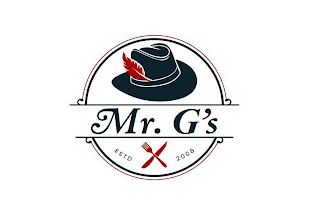 MR. G'S ESTD 2008 logo