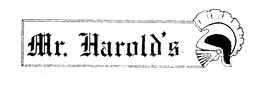 MR. HAROLD'S logo