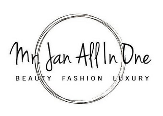 MR. JAN ALL IN ONE BEAUTY FASHION LUXURY logo