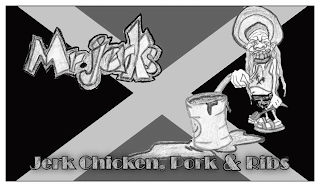 MR. JERKS JERK CHICKEN, PORK & RIBS logo