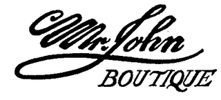MR. JOHN BOUTIQUE logo