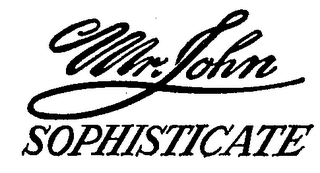 MR. JOHN SOPHISTICATE logo