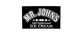 MR. JOHN'S OLD FASHIONED ICE CREAM logo