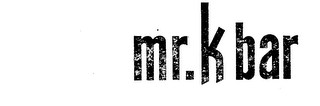 MR. K BAR logo