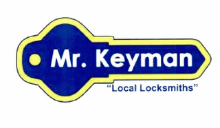 MR. KEYMAN "LOCAL LOCKSMITHS" logo