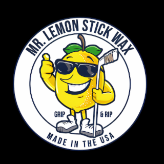 MR. LEMON STICK WAX, GRIP & RIP MADE IN THE USA logo