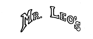 MR. LEO'S logo