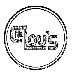 MR. LOU'S logo