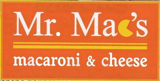 MR. MAC'S MACARONI & CHEESE logo