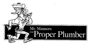 MR. MANNERS: THE PROPER PLUMBER logo
