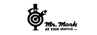 MR. MARK AT YOUR SERVICE... logo