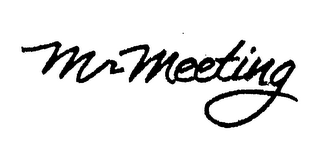 MR. MEETING logo