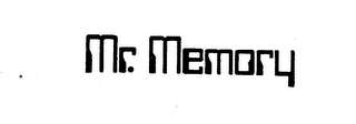 MR. MEMORY logo