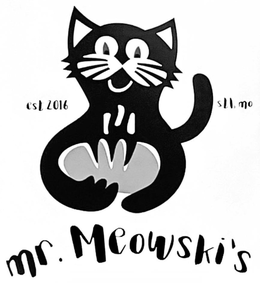 MR. MEOWSKI'S EST 2016 STL, MO logo