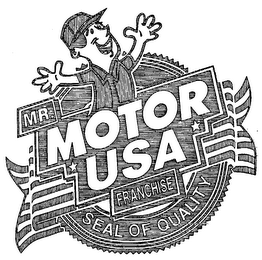 MR. MOTOR USA FRANCHISE SEAL OF QUALITY logo