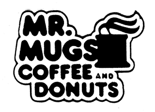 MR. MUGS COFFEE AND DONUTS logo