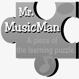 MR. MUSICMAN A PIECE OF THE LEARNING PUZZLE. logo