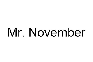 MR. NOVEMBER logo