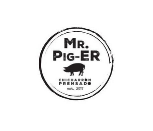 MR. PIG-ER CHICHARRON PRENSADO EST. 2017 logo
