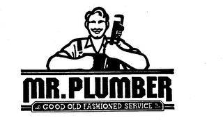 MR. PLUMBER GOOD OLD FASHIONED SERVICE logo