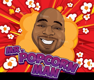 MR POPCORN MAN logo