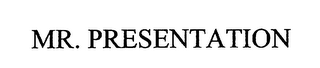 MR. PRESENTATION logo