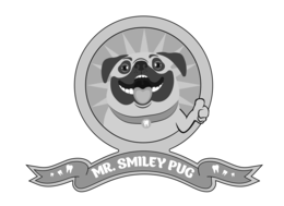 MR. SMILEY PUG logo