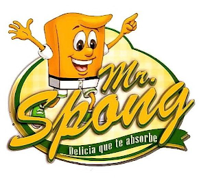MR. SPONG DELICIA QUE TE ABSORBE logo