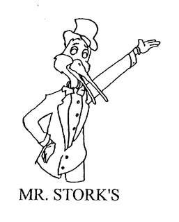 MR. STORK'S logo