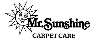 MR. SUNSHINE CARPET CARE logo
