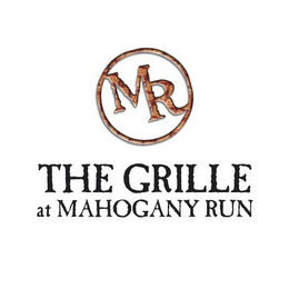 MR THE GRILLE AT MAHOGANY RUN logo