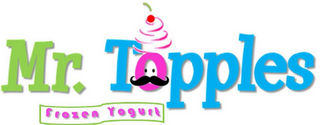 MR. TOPPLES FROZEN YOGURT logo