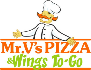 MR. V'S PIZZA & WINGS TO-GO logo
