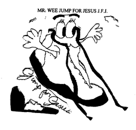 MR. WEE JUMP FOR JESUS J.F.J. logo