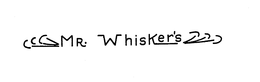 MR. WHISKER'S logo