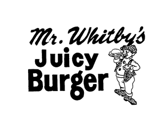 MR. WHITBY'S JUICY BURGER logo