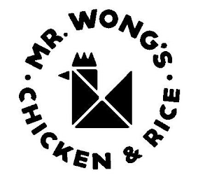 MR. WONG'S CHICKEN & RICE W logo