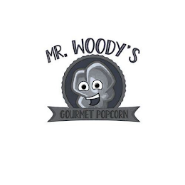 MR. WOODY'S GOURMET POPCORN logo