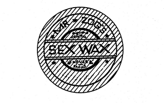 MR ZOG'S ORIGINAL SEX WAX NEVER SPOILS logo