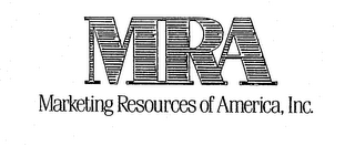 MRA MARKETING RESOURCES OF AMERICA, INC. logo