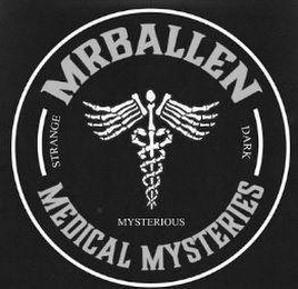 MRBALLEN MEDICAL MYSTERIES STRANGE DARK MYSTERIOUS logo