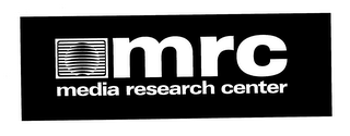 MRC MEDIA RESEARCH CENTER logo