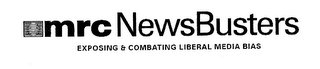 MRC NEWSBUSTERS EXPOSING & COMBATING LIBERAL MEDIA BIAS logo